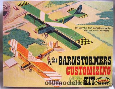 Aurora 1/48 The Barnstormers Customizing Kit DH-4 and JN-4 Jenny, 200-198 plastic model kit